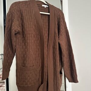 Design History Chocolate Knit Sweater